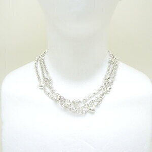 Tiffany Heart Toggle Necklace Silver